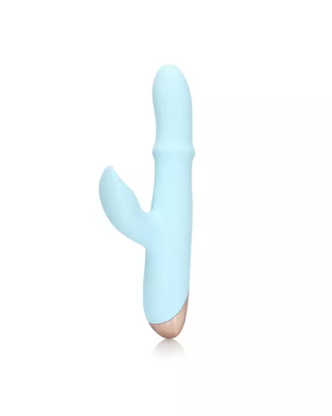 Vibrateur Loveline Rabbit avec onde d'impulsion et anneau mobile-1