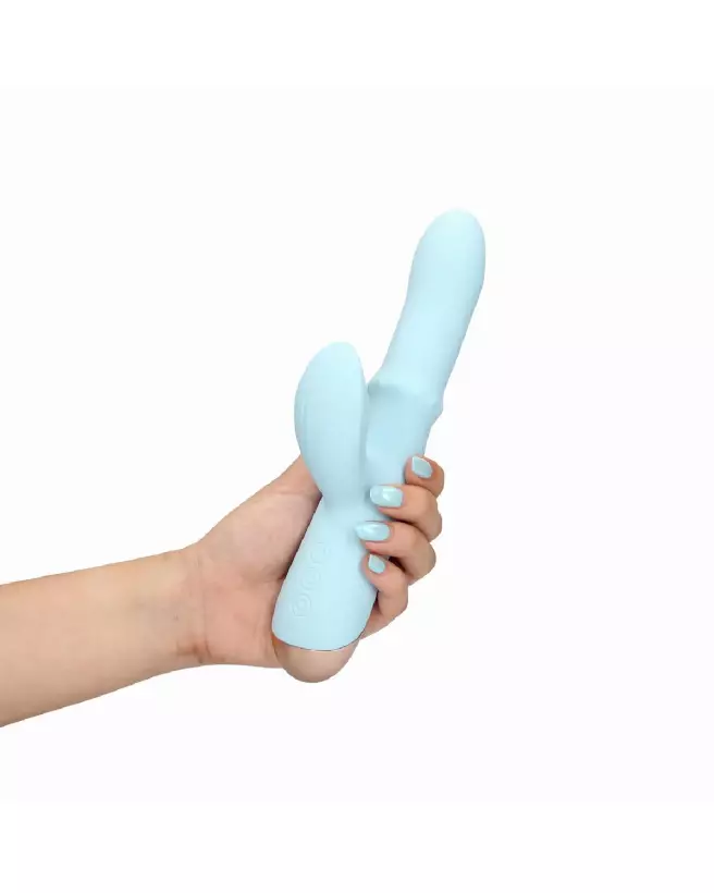 Vibrateur Loveline Rabbit avec onde d'impulsion et anneau mobile-6