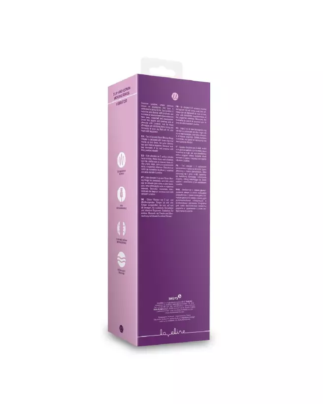 Vibrateur Rabbit Loveline by Shots avec 3 Anneaux Mobiles pour Stimulation Intense-3