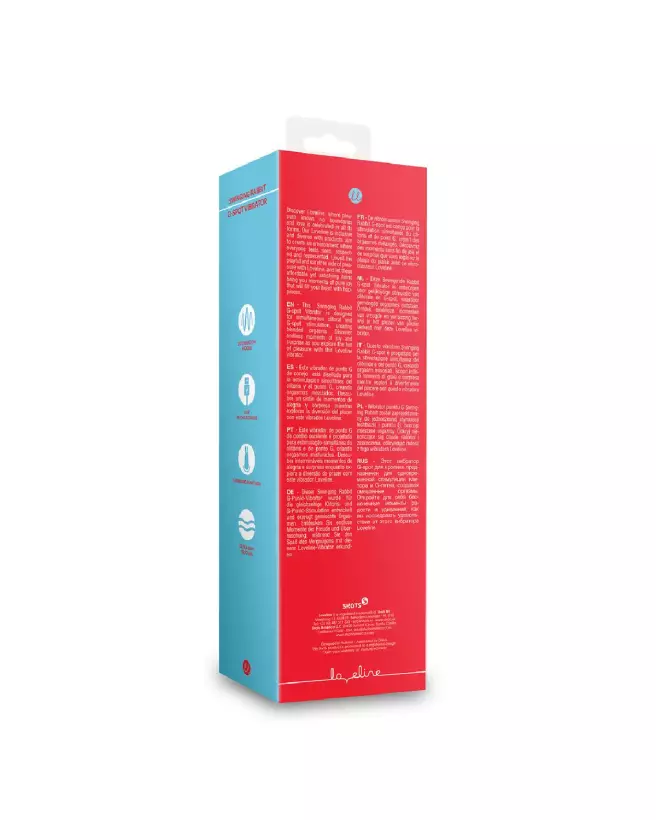Vibrateur Moving Rabbit de Loveline by Shots pour stimulation du point G-3
