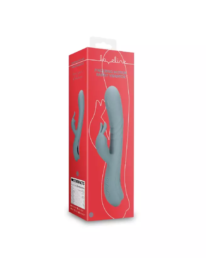 Vibrateur Rabbit Doigté Loveline by Shots pour plaisir intensifié-2