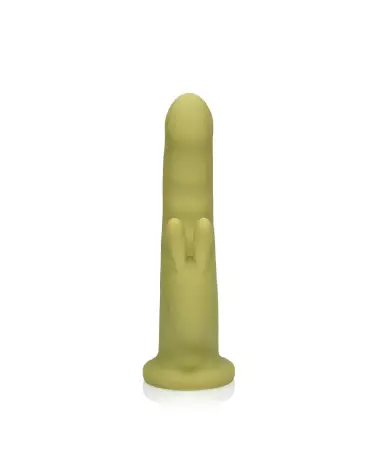 Vibrateur Rabbit Rotatif en Silicone Ultra Doux de Loveline by Shots-5