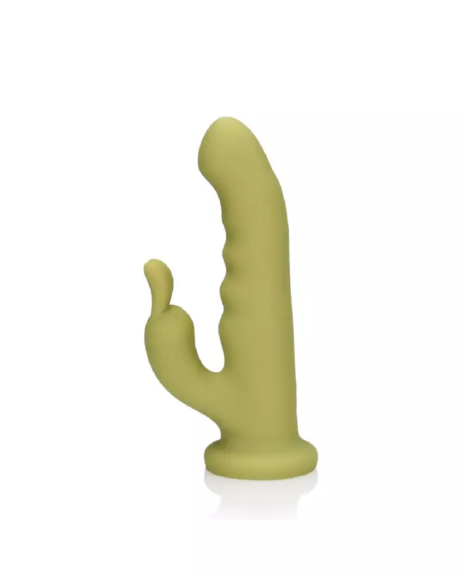 Vibrateur Rabbit Rotatif en Silicone Ultra Doux de Loveline by Shots-6