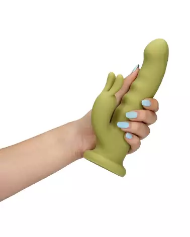 Vibrateur Rabbit Rotatif en Silicone Ultra Doux de Loveline by Shots-7