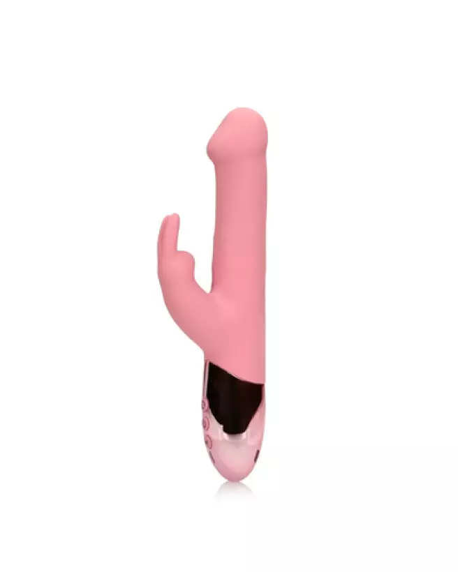 Vibrateur Rabbit Rotatif en Perles de Loveline by Shots pour stimulation maximale-1