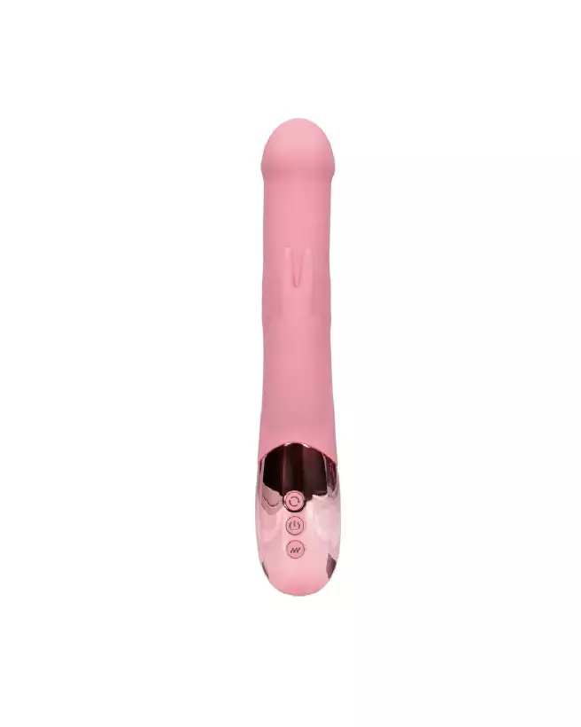 Vibrateur Rabbit Rotatif en Perles de Loveline by Shots pour stimulation maximale-5