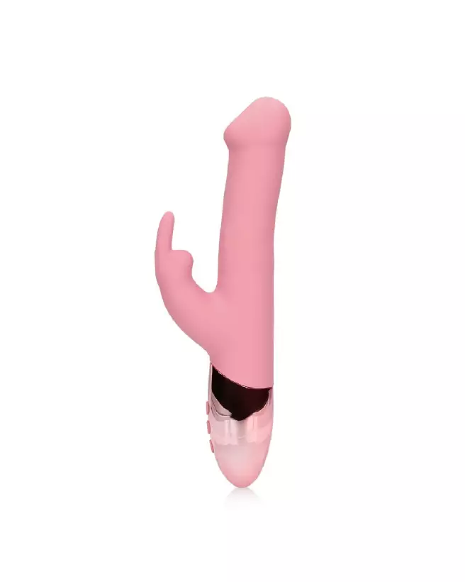 Vibrateur Rabbit Rotatif en Perles de Loveline by Shots pour stimulation maximale-6