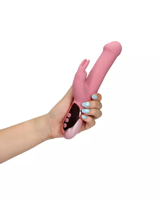 Vibrateur Rabbit Rotatif en Perles de Loveline by Shots pour stimulation maximale-7