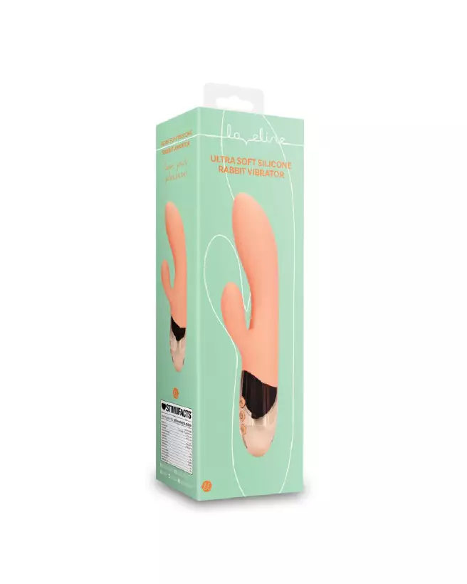 Vibrateur Rabbit en Silicone Ultra Doux Loveline by Shots-2