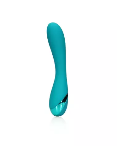 Vibrateur Teal Blue Loveline pour stimulation point G en silicone-1