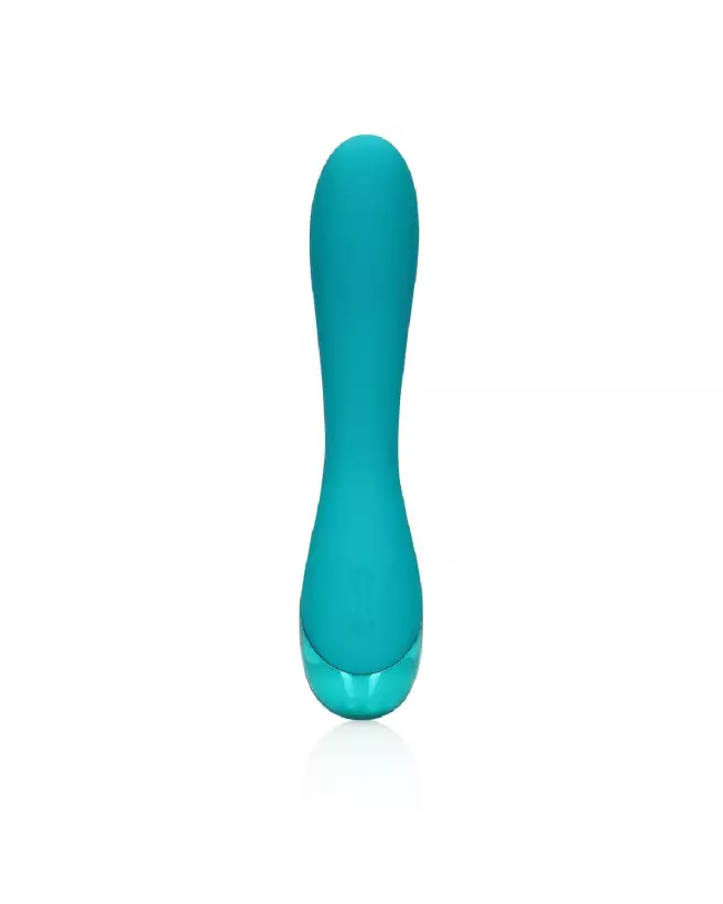 Vibrateur Teal Blue Loveline pour stimulation point G en silicone-5