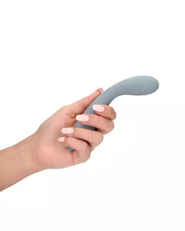 Image du Vibromasseur Point G en Silicone Ultra Doux Gris Basalte de Loveline by Shots-7