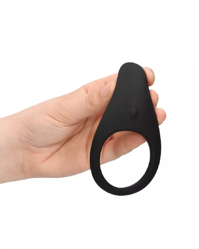 Cock Ring Vibrant Pointu Licorice Black de Loveline by Shots-7