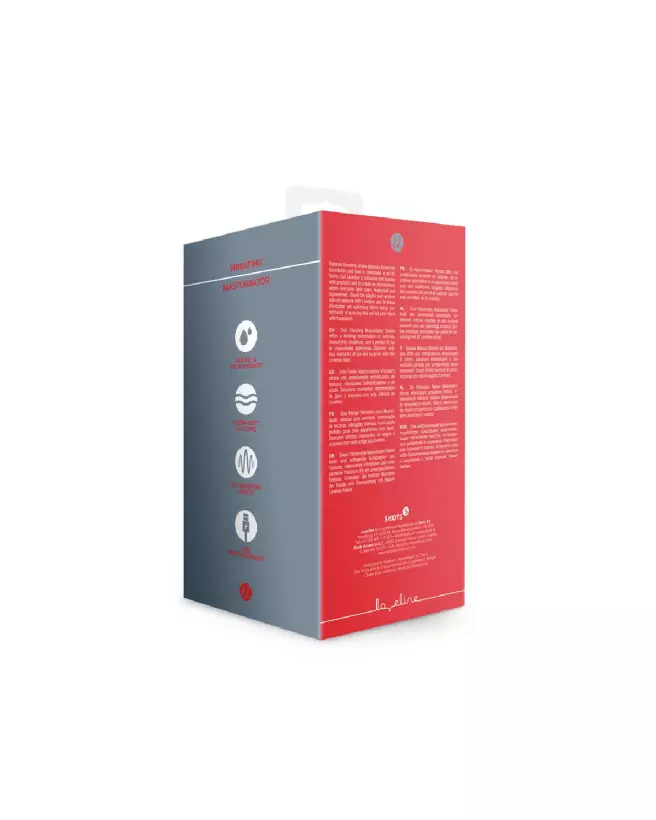 Masturbateur vibrant noir Licorice de Loveline by Shots, design ergonomique pour plaisir intense-3