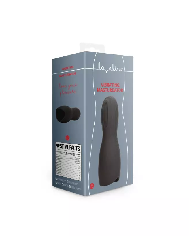 Masturbateur Vibrant Loveline by Shots en Noir Licorice-2