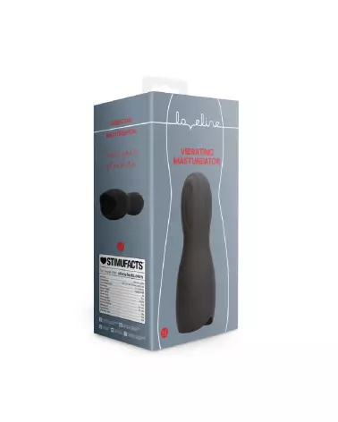 Masturbateur Vibrant Loveline by Shots en Noir Licorice-2