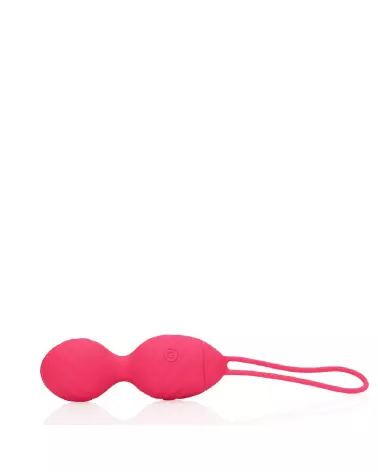 Vibrating Egg Strawberry Red avec télécommande par Loveline by Shots-5