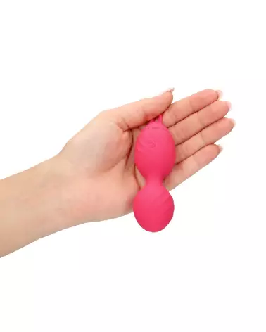 Vibrating Egg Strawberry Red avec télécommande par Loveline by Shots-7