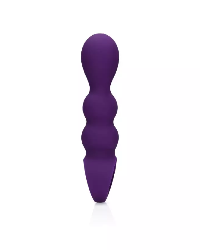 Vibromasseur anal Loveline en forme de larme violet clair-6