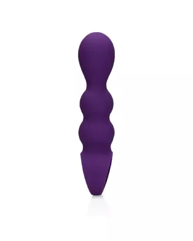Vibromasseur anal Loveline en forme de larme violet clair-6