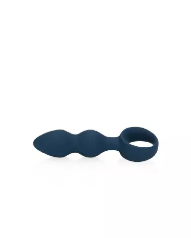 Plug anal bleu Baltique Teardrop petit modèle Loveline by Shots-6