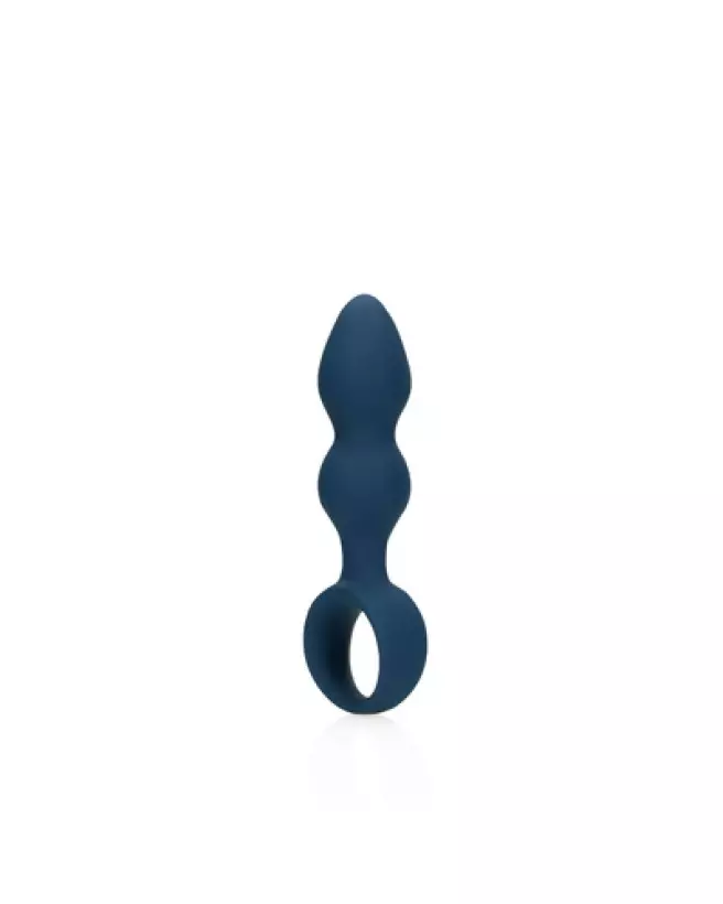 Plug Anal Teardrop Medium Bleu Baltique de Loveline by Shots-1
