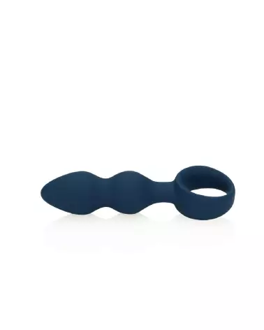 Plug Anal Teardrop Medium Bleu Baltique de Loveline by Shots-6