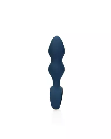 Plug anal bleu Baltique Loveline, forme larme, taille large-5