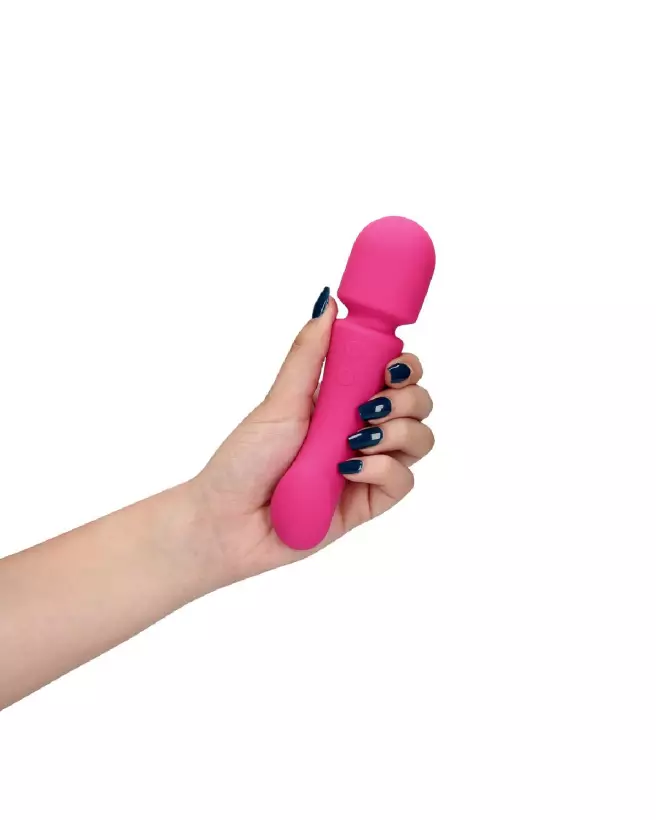 Image du Vibrateur Wand Double Face Loveline by Shots en Silicone Ultra Doux-7