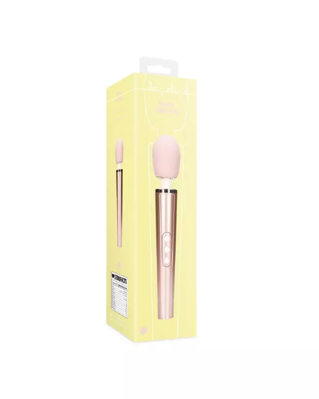 Vibrateur Wand Loveline by Shots en action, massant et puissant-2