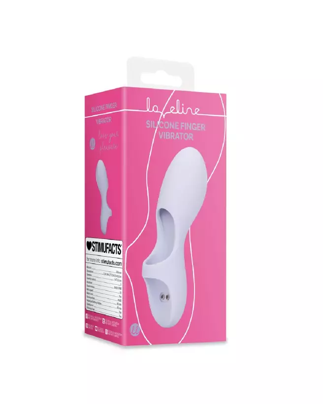 Vibrateur de doigt en silicone Loveline by Shots pour stimulation sensuelle et intime-2