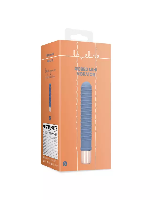 Image du Mini-Vibrateur Strié Loveline by Shots, compact et efficace pour plaisir intense-2