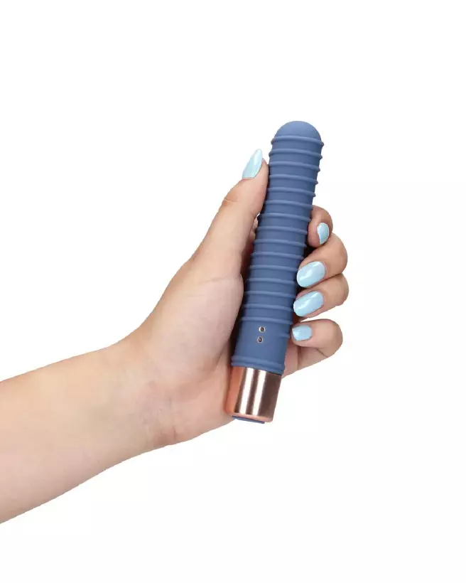 Image du Mini-Vibrateur Strié Loveline by Shots, compact et efficace pour plaisir intense-7
