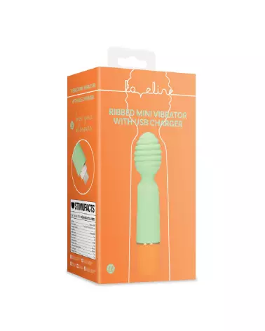 Mini-Vibrateur Strié USB Loveline by Shots pour plaisir discret et recharge pratique-2