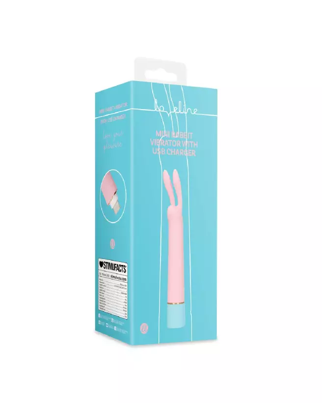 Image du Mini Vibrateur Rabbit USB Loveline by Shots, discret et portable-2