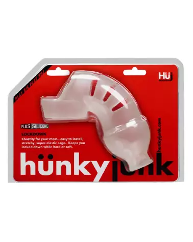 Image de la cage de chasteté Lockdown Ventilated Ice de Hunkyjunk-2