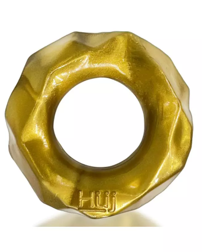 Image du Cockring Fractal de Hunkyjunk en bronze, confort et performance optimisés-1