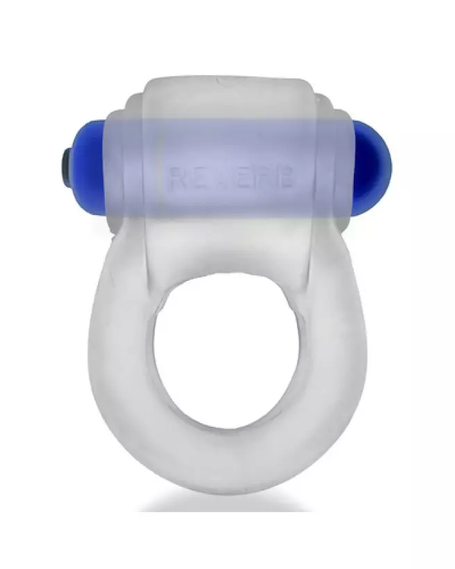 Revring Reverb Vibe Ring Clear Ice Blue par Hunkyjunk - Confort et esthétique optimisés-1