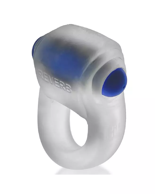 Revring Reverb Vibe Ring Clear Ice Blue par Hunkyjunk - Confort et esthétique optimisés-3