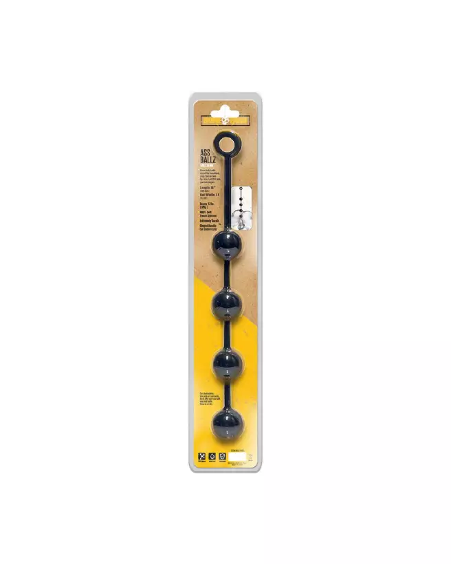 Image des perles anales Ass Ballz Clamshell M par Boneyard pour stimulation anale progressive-4