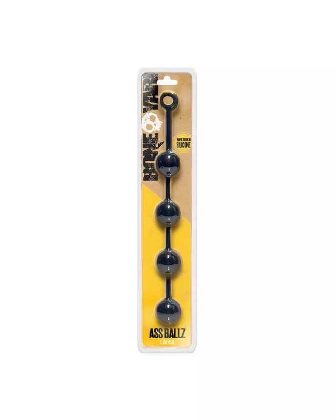 Image Ass Ballz Clamshell Anal Beads L de Boneyard pour stimulation anale profonde-2
