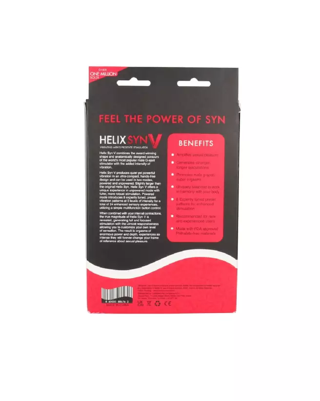 Helix Syn V Noir d'Aneros, stimulateur de prostate ergonomique pour plaisir intensifié-4