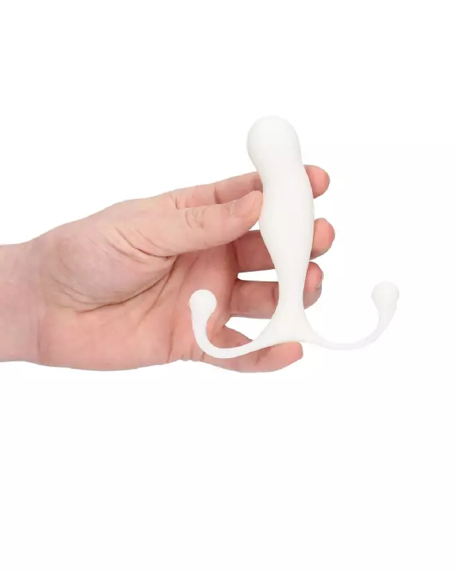 Image du Stimulateur Prostate Maximus Trident Blanc d'Aneros - Confort et Efficacité-7