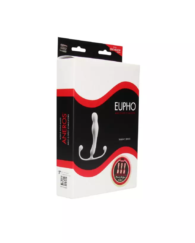 Image du Eupho Trident Blanc d'Aneros, stimulateur prostatique de haute qualité-2