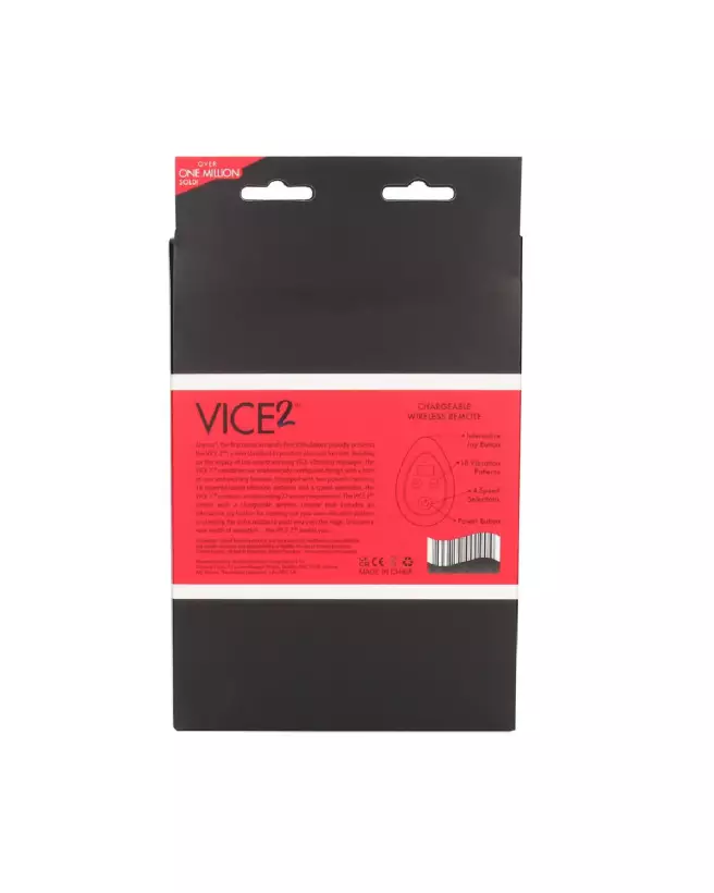 Image du stimulateur prostatique Vice 2 d'Aneros en noir - Vibrations et stimulation du point G masculin-4