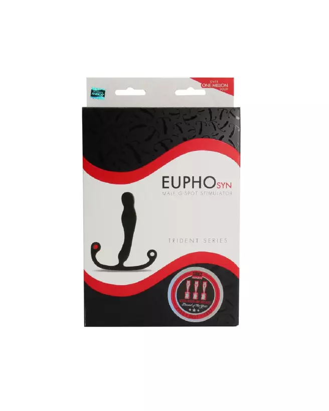 Image du stimulateur prostatique Eupho Syn Trident Noir par Aneros pour une performance optimale-3
