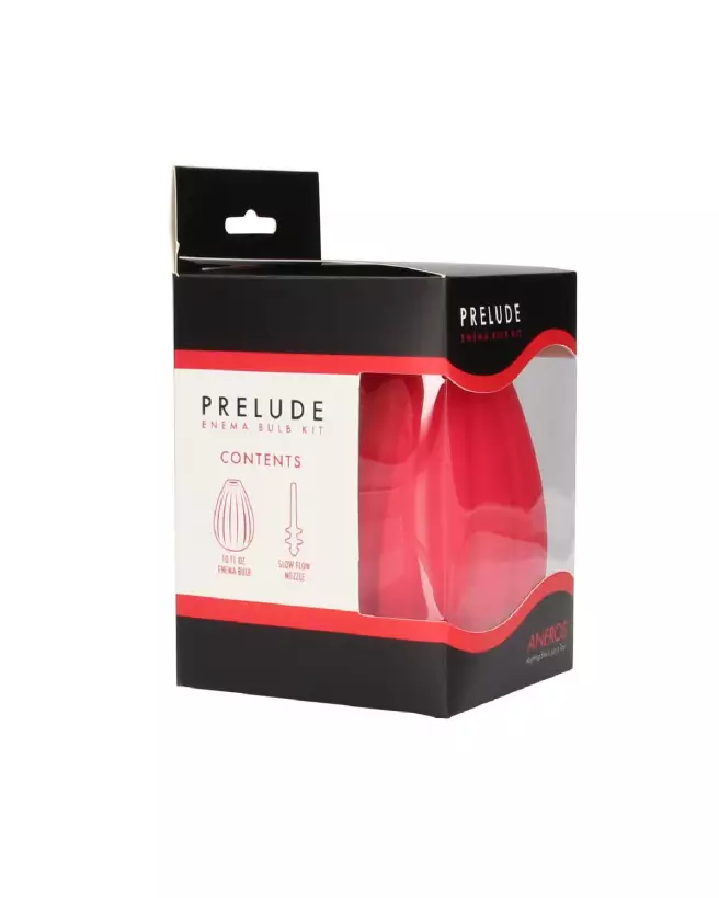 Image du Prelude Enema Bulb Kit Rouge par Aneros pour hygiène intime-2