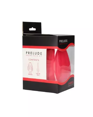 Image du Prelude Enema Bulb Kit Rouge par Aneros pour hygiène intime-2