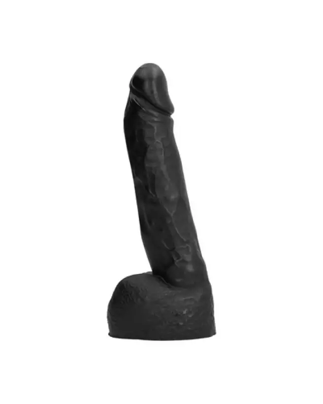 Dildo All Black XXL 9 pouces réaliste et confortable-1