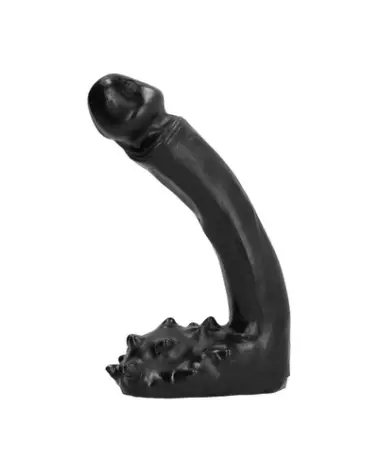 Image dildo XXL All Black 19 cm pour sensations intenses-1